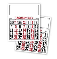 Bold Figure Calendar