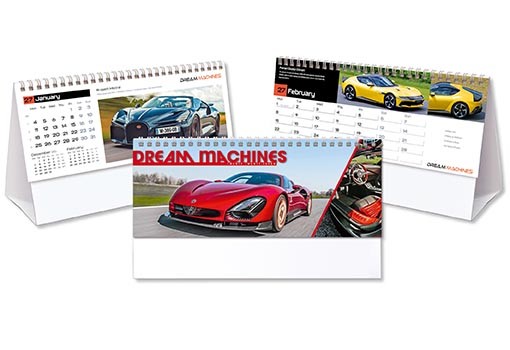 Dream Machines Desk Calendar