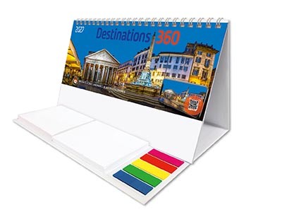 Destinations360 Note Station Desk Calendar