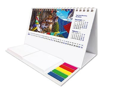Destinations360 Note Station Desk Calendar
