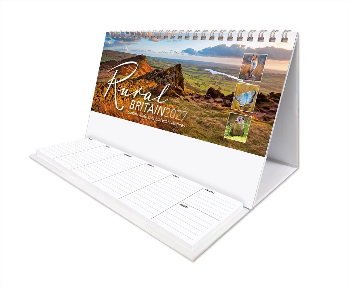 Rural Britain Task Station Desk Calendar
