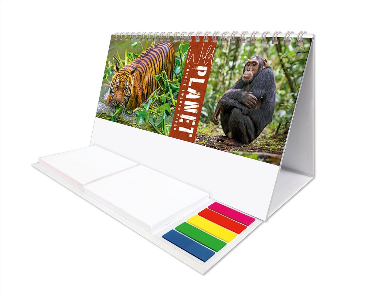 Wild Planet Note Station Desk Calendar 