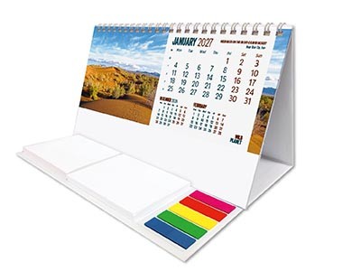 Wild Planet Note Station Desk Calendar 