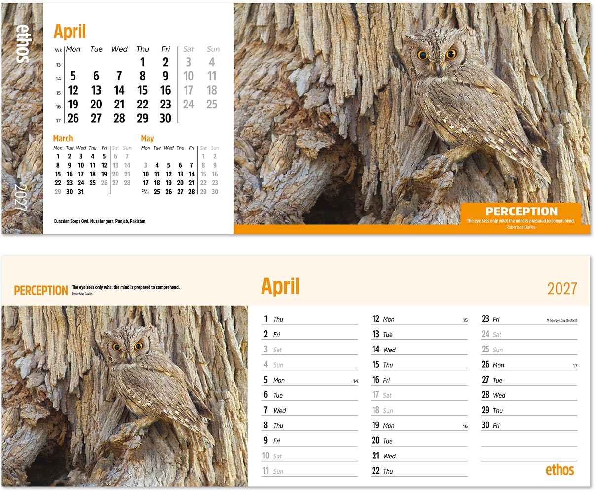 Ethos Task Station Desk Calendar