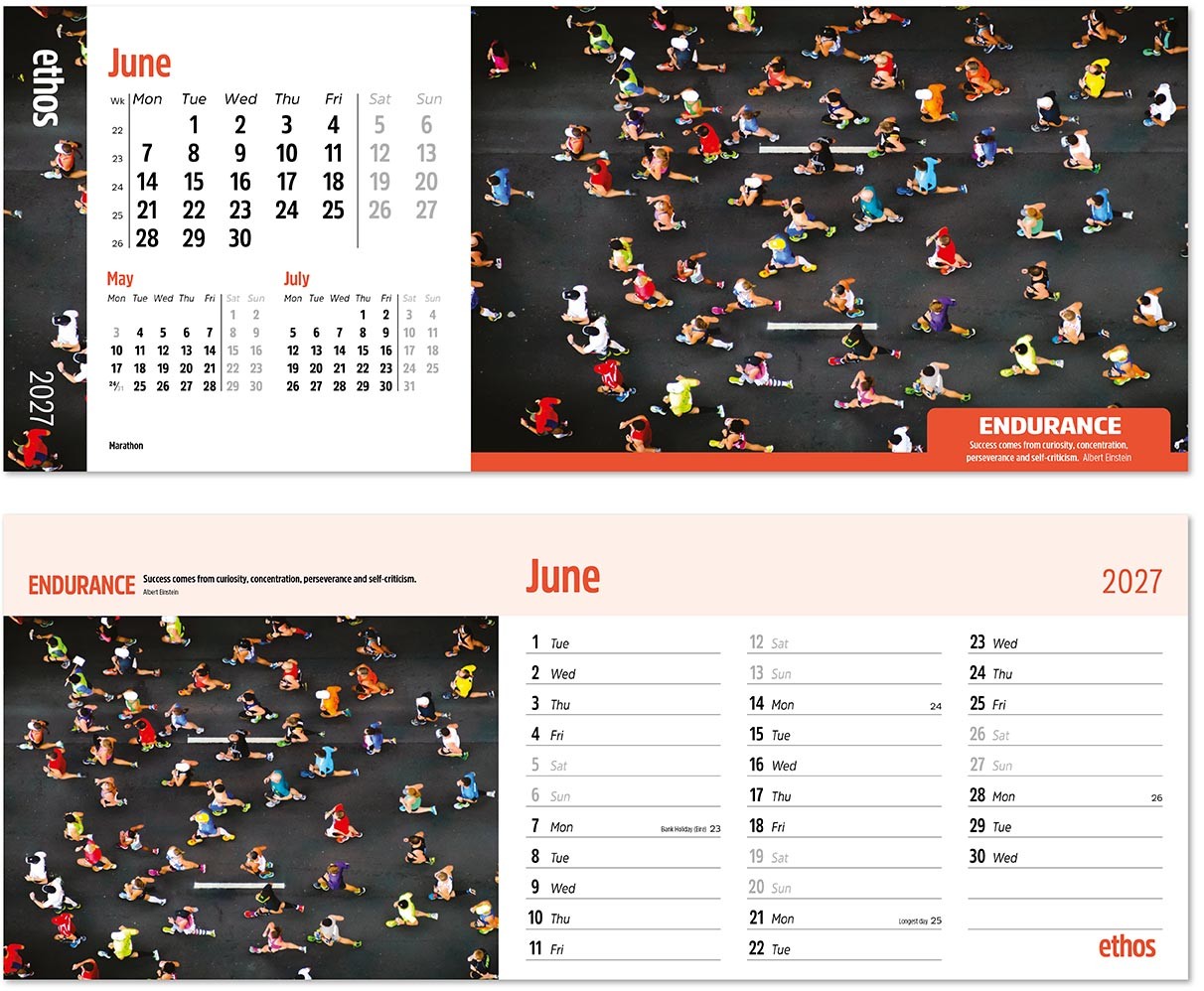 Ethos Task Station Desk Calendar