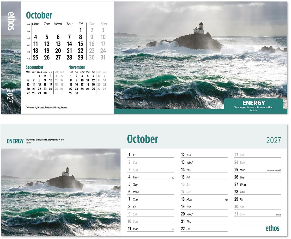 Ethos Task Station Desk Calendar