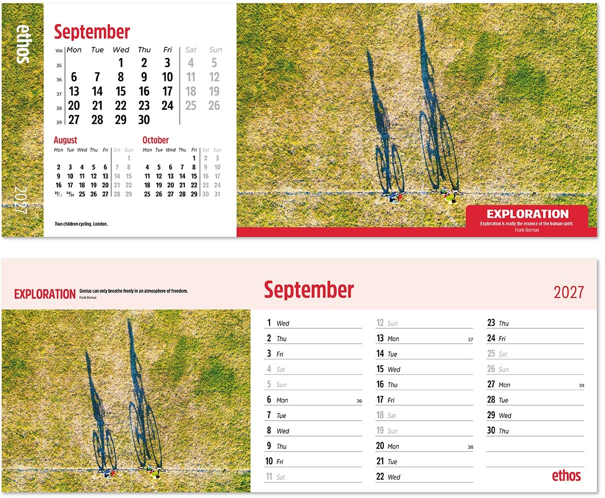 Ethos Task Station Desk Calendar