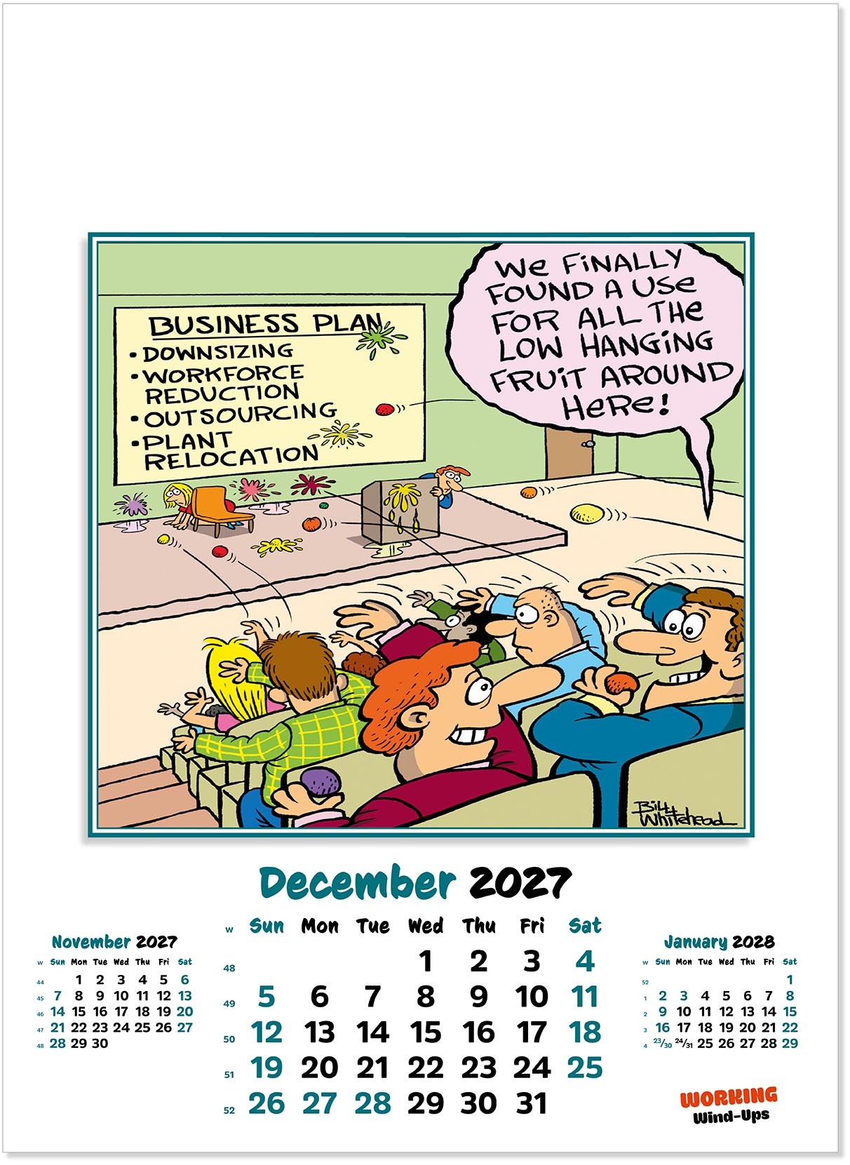 Working Wind-Ups Wall Calendar