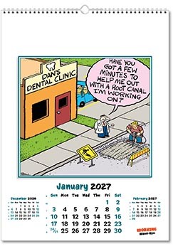 Working Wind-Ups Wall Calendar