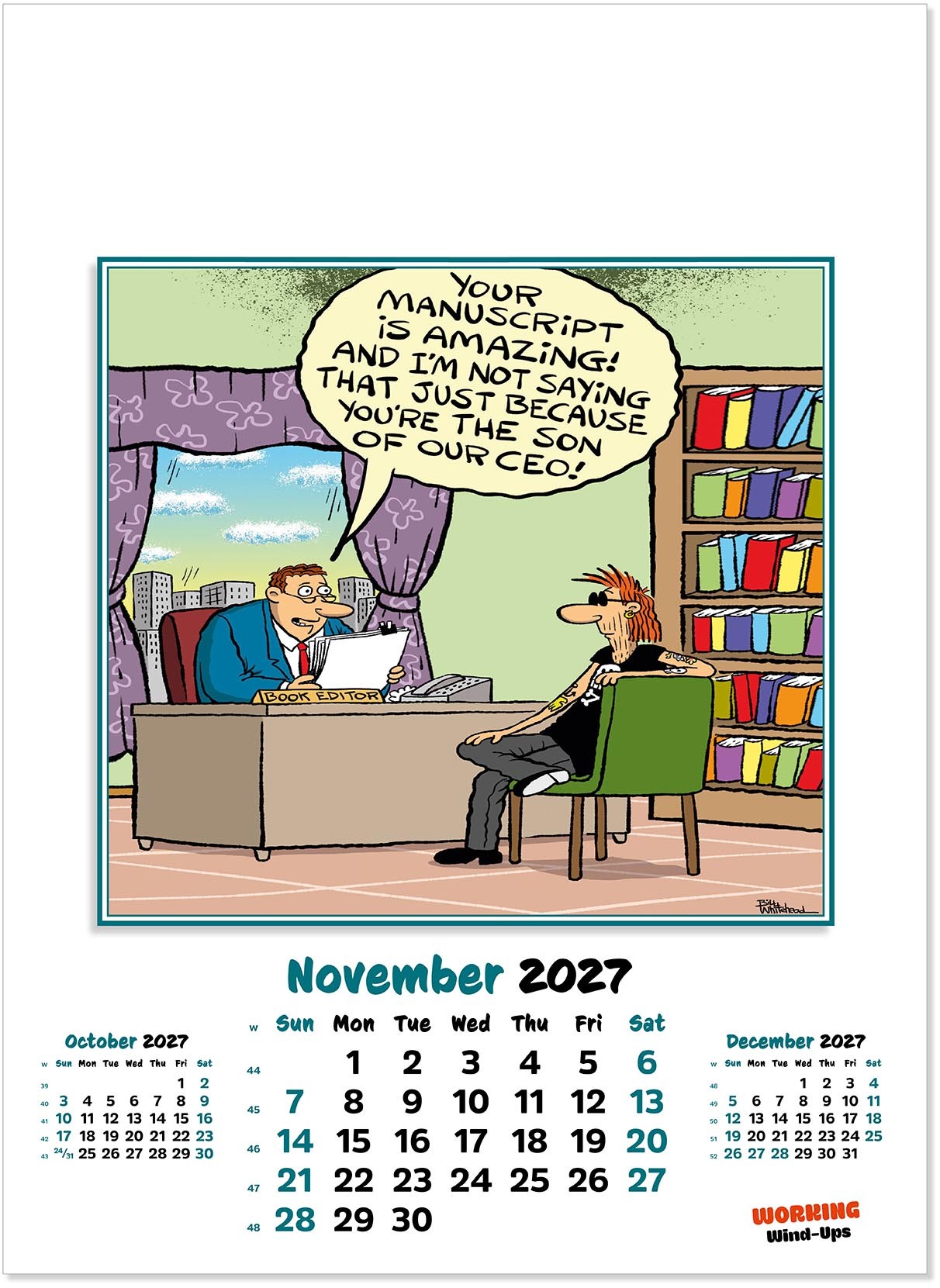 Working Wind-Ups Wall Calendar