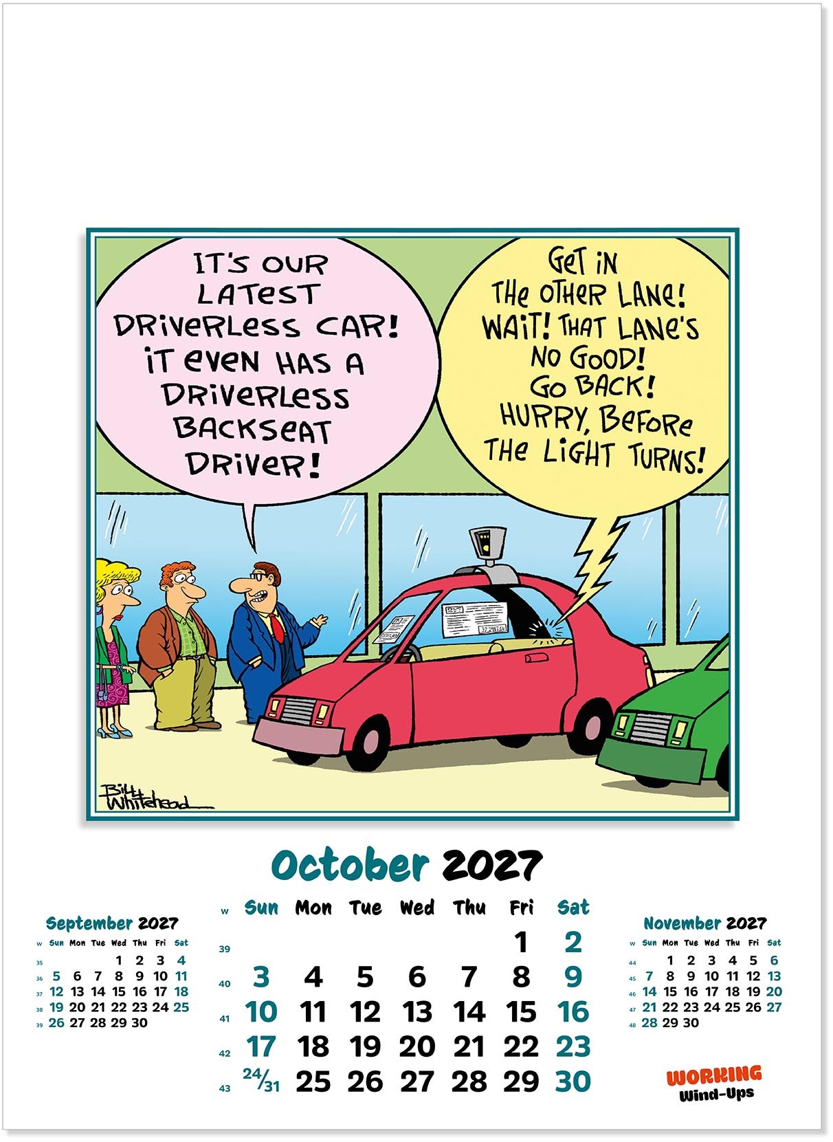 Working Wind-Ups Wall Calendar