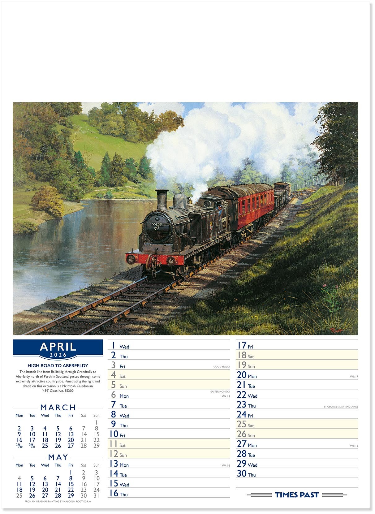 Times Past Calendar