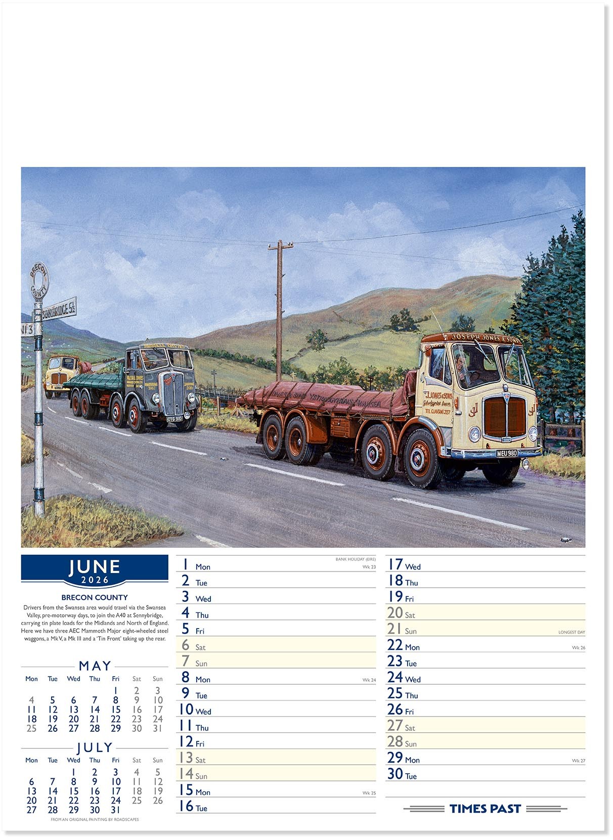 Times Past Calendar