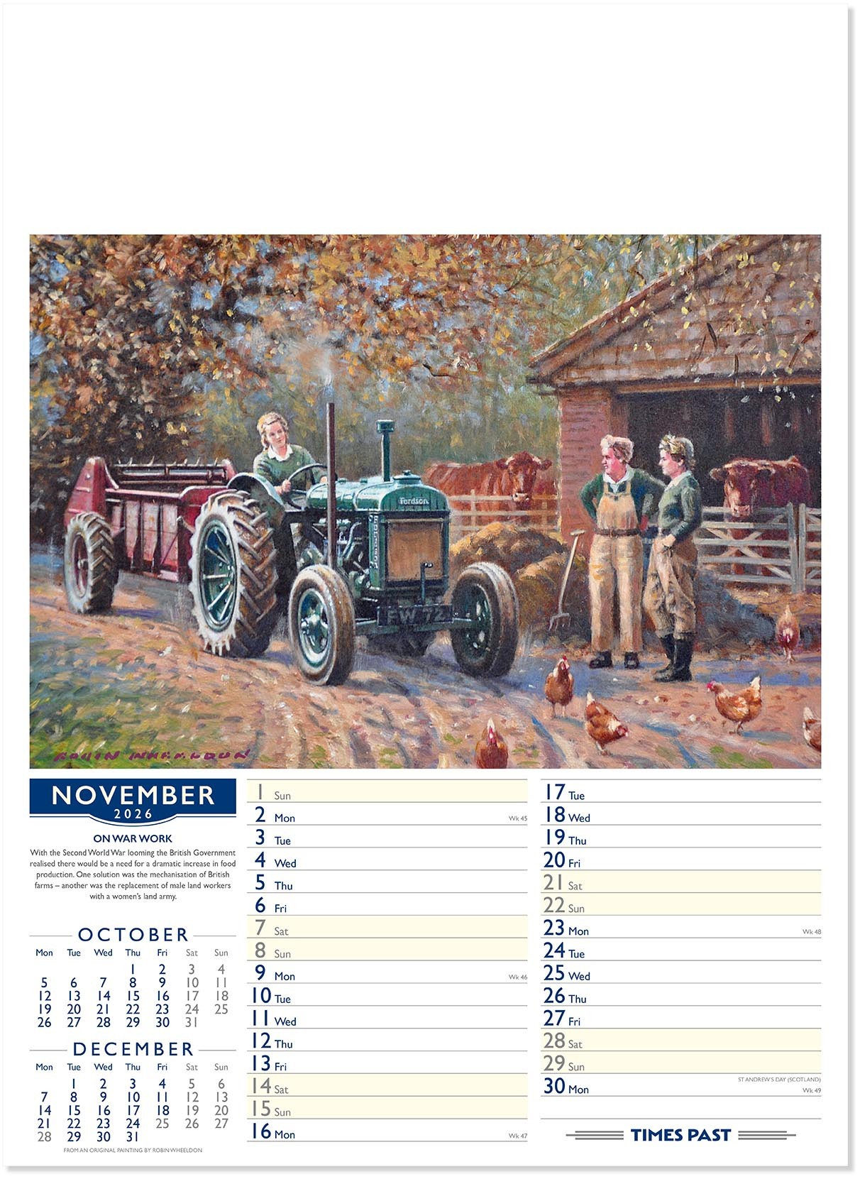 Times Past Calendar
