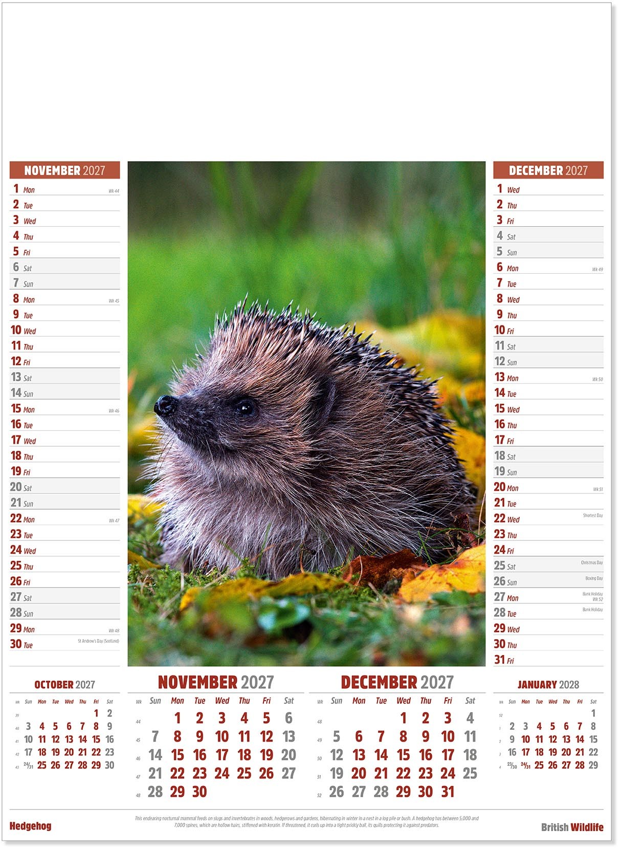 British Wildlife Calendar