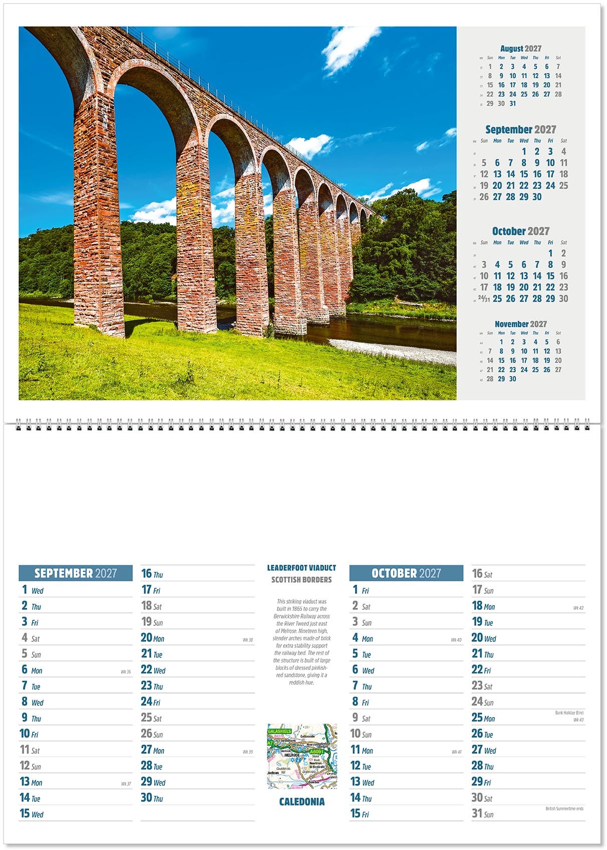 Caledonia Postage Saver Calendar