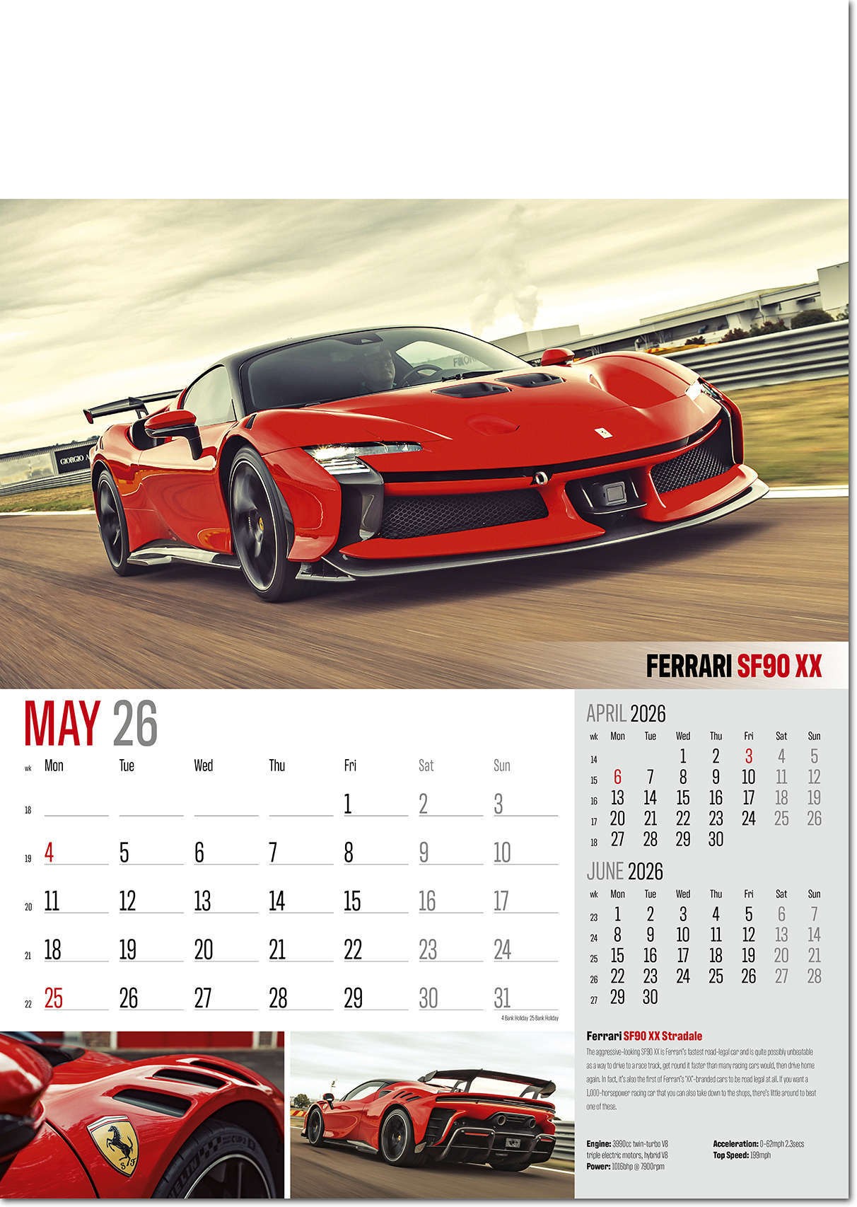 Marques of Distinction Wall Calendar